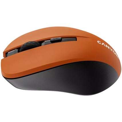 Canyon - Ratón inalámbrico 800/1000/1200 DPI 2xAAA naranja
