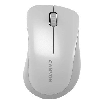 Canyon - Ratón óptico inalámbrico con sensor Pixart MW 1200 DPI 2xAAA blanco