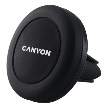 Canyon - Soporte magnético para teléfono de coche redondo negro
