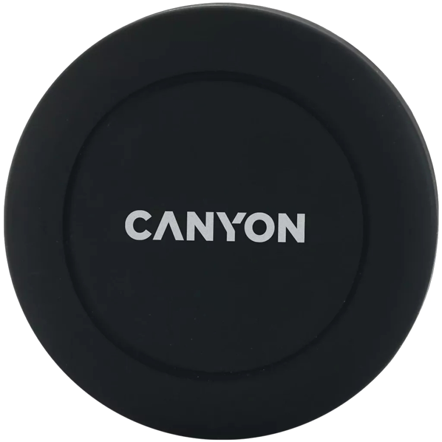 Canyon - Soporte magnético para teléfono de coche redondo negro