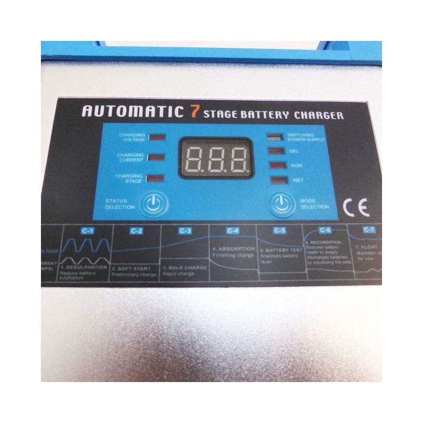 Cargador automático de baterías de plomo 12/230V