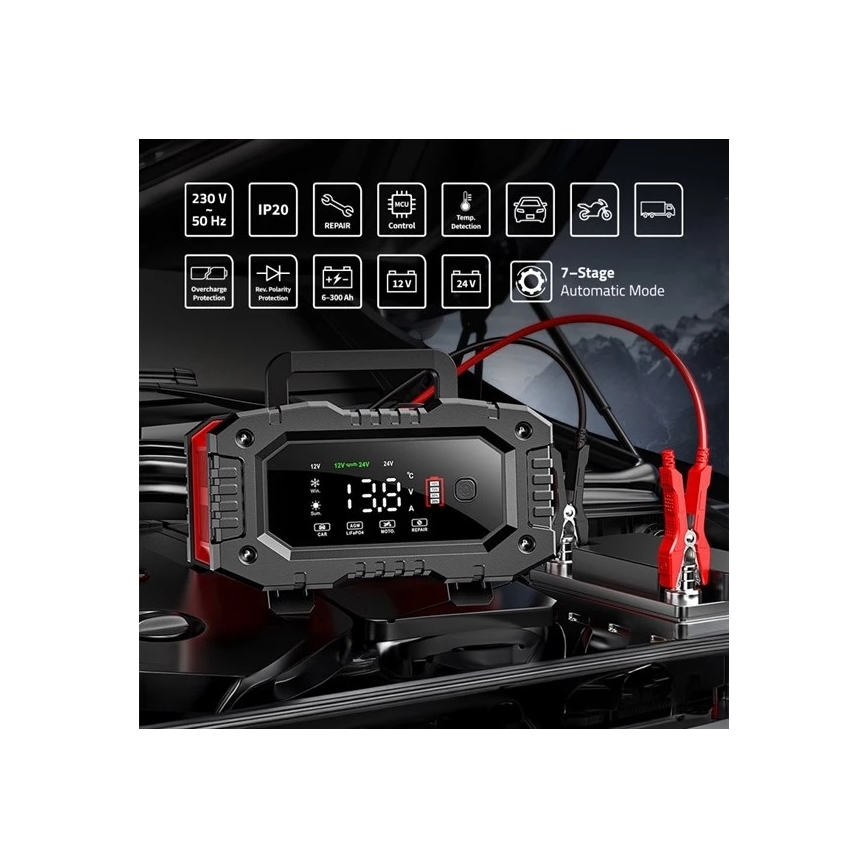 Cargador de baterías 300W/230V