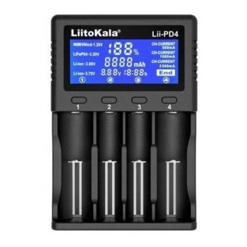 Cargador de baterías para A/AA/AAA/18650/2070­0/26650/22650