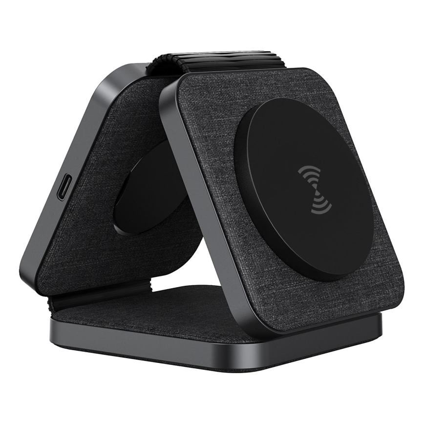 Cargador inalámbrico 3 en 1 de 15 W