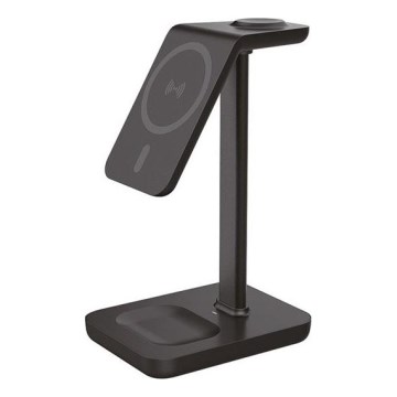 Cargador inalámbrico de sobremesa 3 en 1 23W