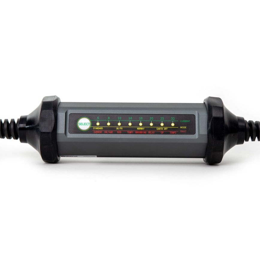 Cargador portátil para coches eléctricos con 4 adaptadores Tipo 2 32A/480V 22kW 5m IP67