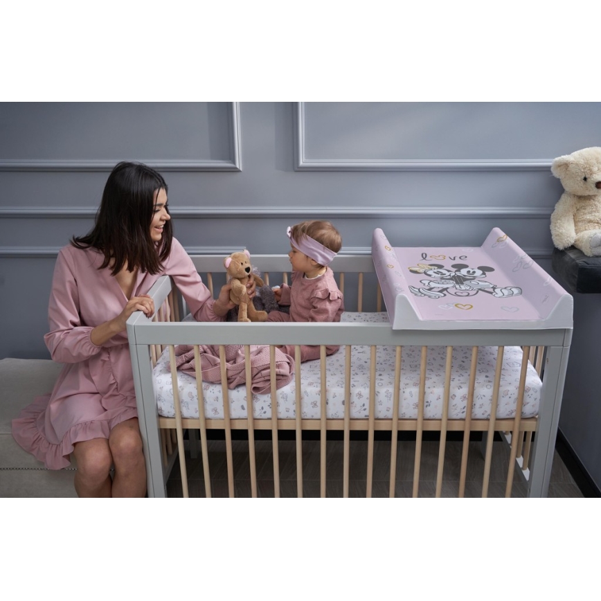 CebaBaby - Cambiador con tabla fija bilateral DISNEY 50x70 cm rosa