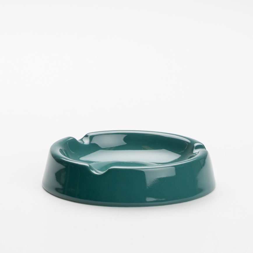Cenicero de cerámica 13 cm turquesa