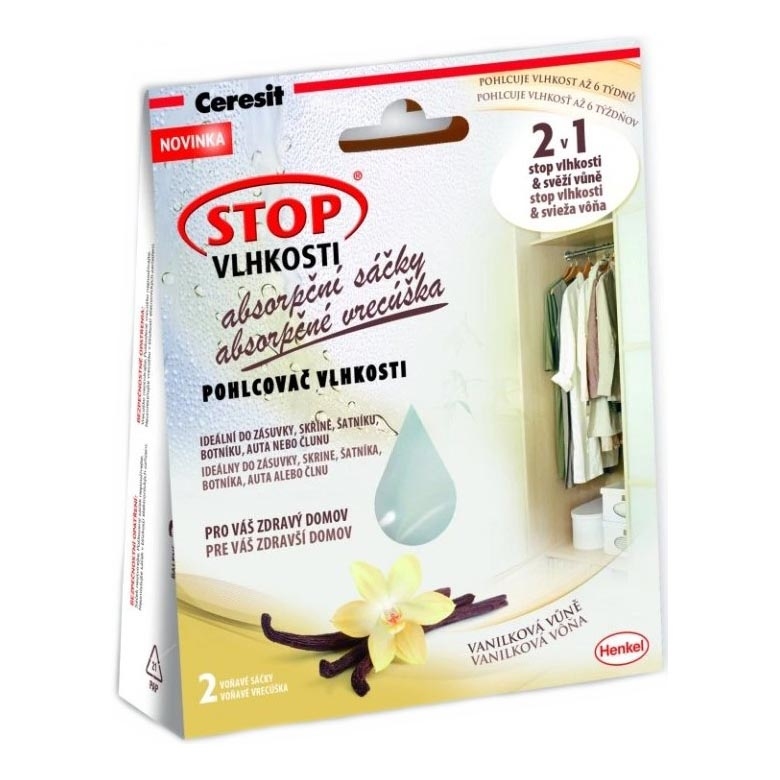 Ceresit - Bolsas absorbentes 2 x 50 g con aroma a vainilla