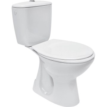 Cersanit K08-029 - Inodoro de pie con asiento PRESIDENT cerámica/blanco