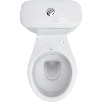 Cersanit K08-029 - Inodoro de pie con asiento PRESIDENT cerámica/blanco