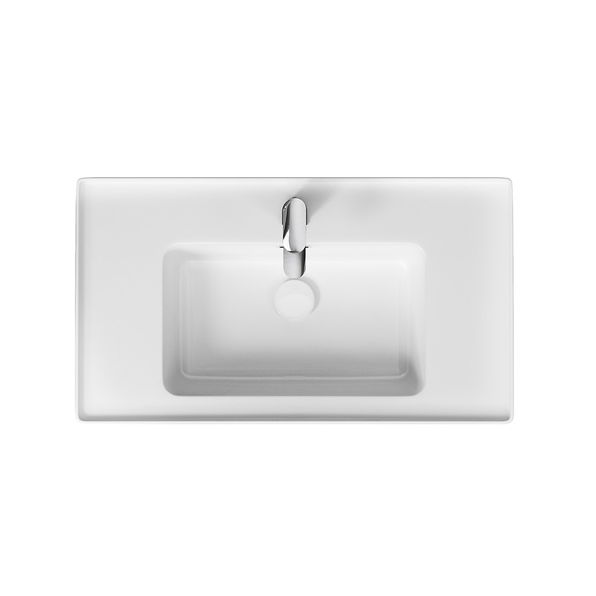 Cersanit K114-017 - Lavabo para encimera/colgado CREA 44,5x80,5 cm cerámica/blanco brillante
