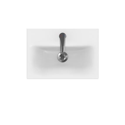 Cersanit K116-008 - Lavabo empotrado MODUO SLIM 35x50 cm cerámica/blanco brillante