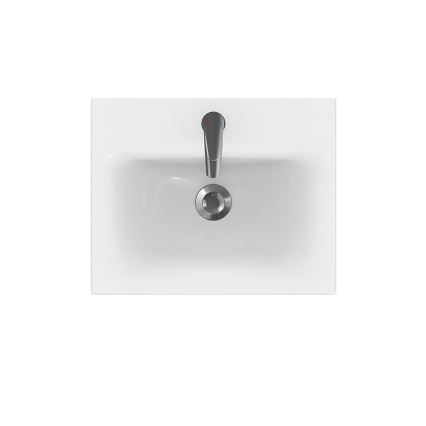 Cersanit K116-009 - Lavabo empotrado MODUO 40x50 cm cerámica/blanco brillante