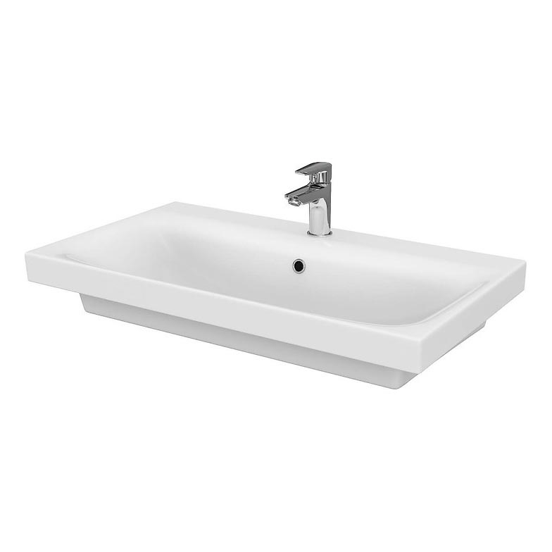 Cersanit K116-013 - Lavabo empotrado MODUO 45x80 cm cerámica/blanco brillante