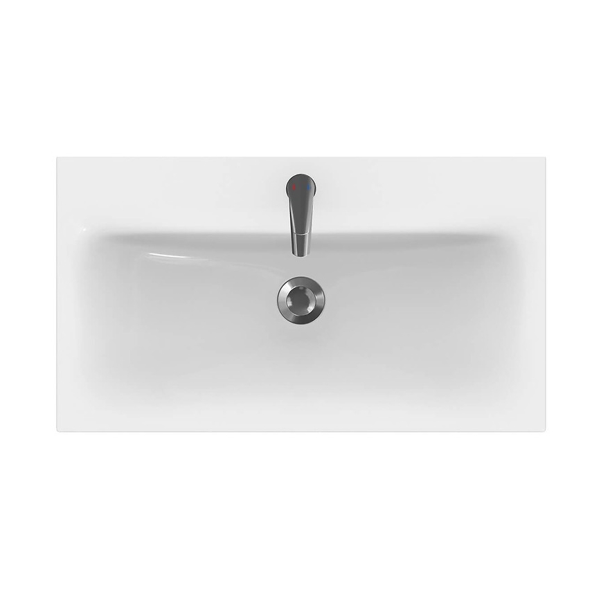 Cersanit K116-013 - Lavabo empotrado MODUO 45x80 cm cerámica/blanco brillante
