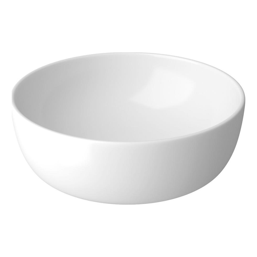 Cersanit K116-048 - Lavabo sobre encimera MODUO diámetro 40 cm cerámica/blanco brillante