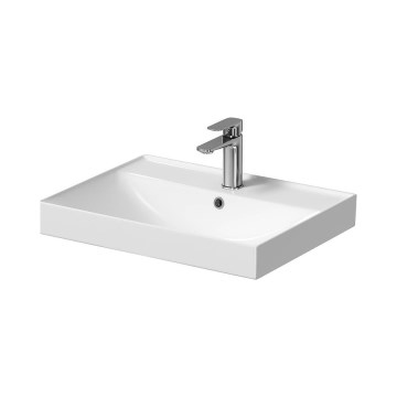 Cersanit K120-009 - Lavabo encastrado LARGA 45,5x60,5 cm cerámica/blanco brillante