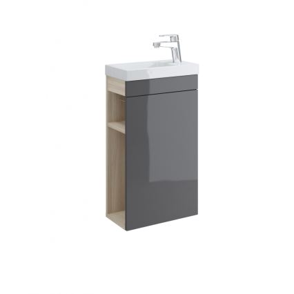 Cersanit K32-001-BOX - Lavabo para encimera/colgante COMO 22x40 cm cerámica/blanco brillante