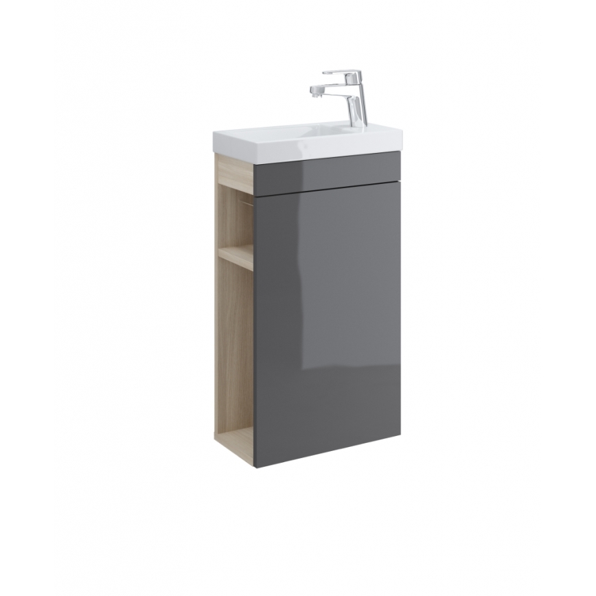 Cersanit K32-001-BOX - Lavabo para encimera/colgante COMO 22x40 cm cerámica/blanco brillante