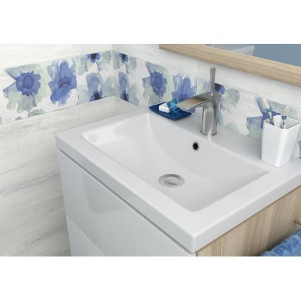 Cersanit K32-004-BOX - Lavabo encastrado COMO 45x80 cm cerámica/blanco brillante