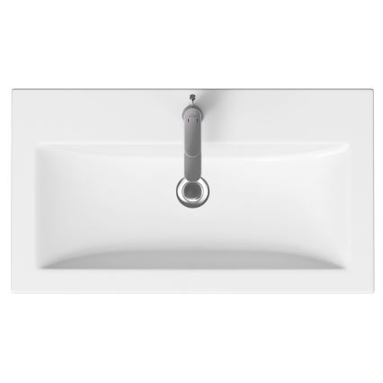 Cersanit K32-004-BOX - Lavabo encastrado COMO 45x80 cm cerámica/blanco brillante