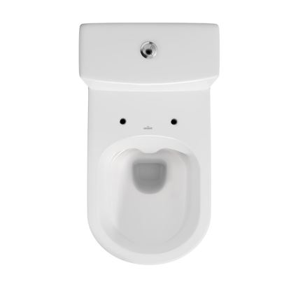 Cersanit K35-037 - Inodoro de pie con asiento CITY cerámica/blanco