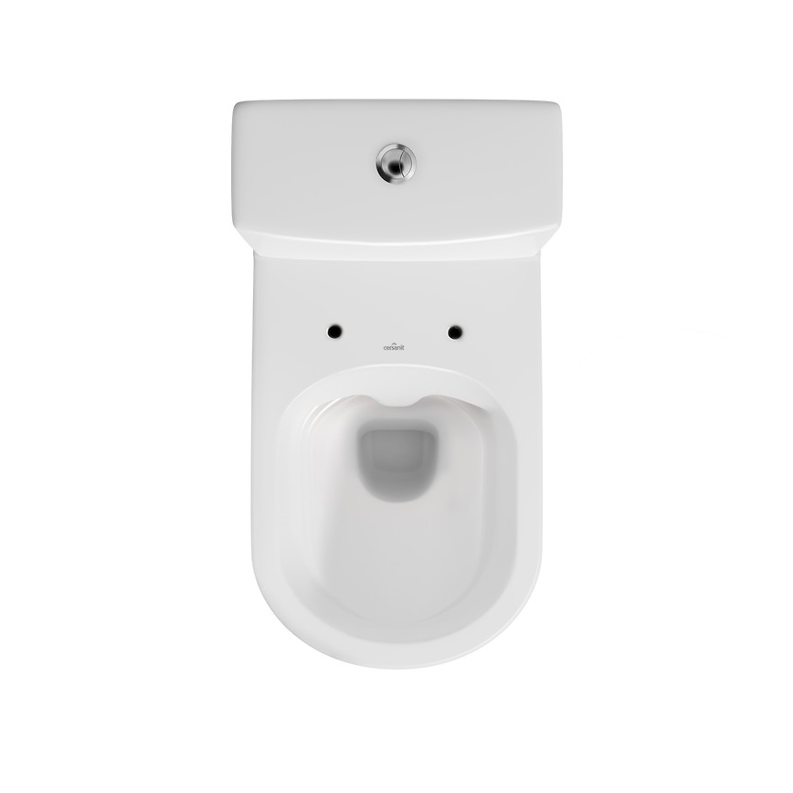 Cersanit K35-037 - Inodoro de pie con asiento CITY cerámica/blanco