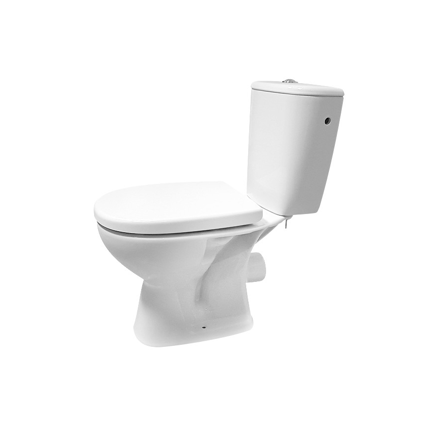 Cersanit K667-052 - Inodoro de pie con asiento de inodoro ARTECO cerámica/blanco
