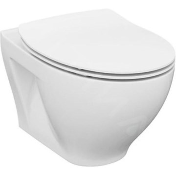Cersanit K701-147 - Inodoro suspendido con asiento de inodoro SAVIO cerámica/blanco