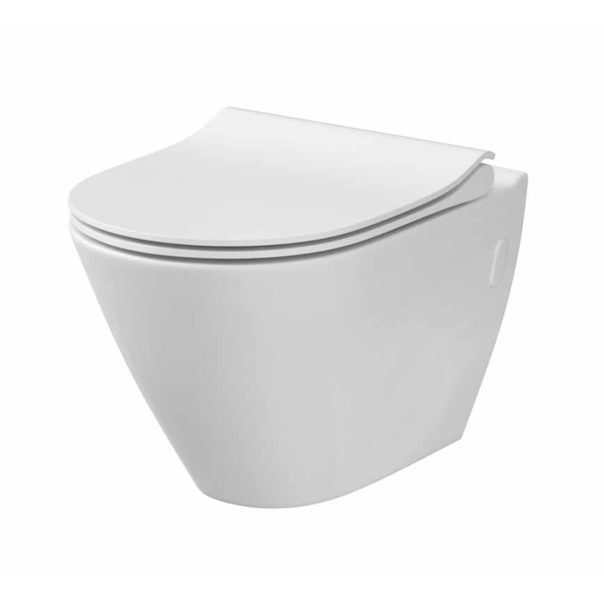 Cersanit K98-0146 - Asiento de inodoro CITY OVAL SoftClose blanco