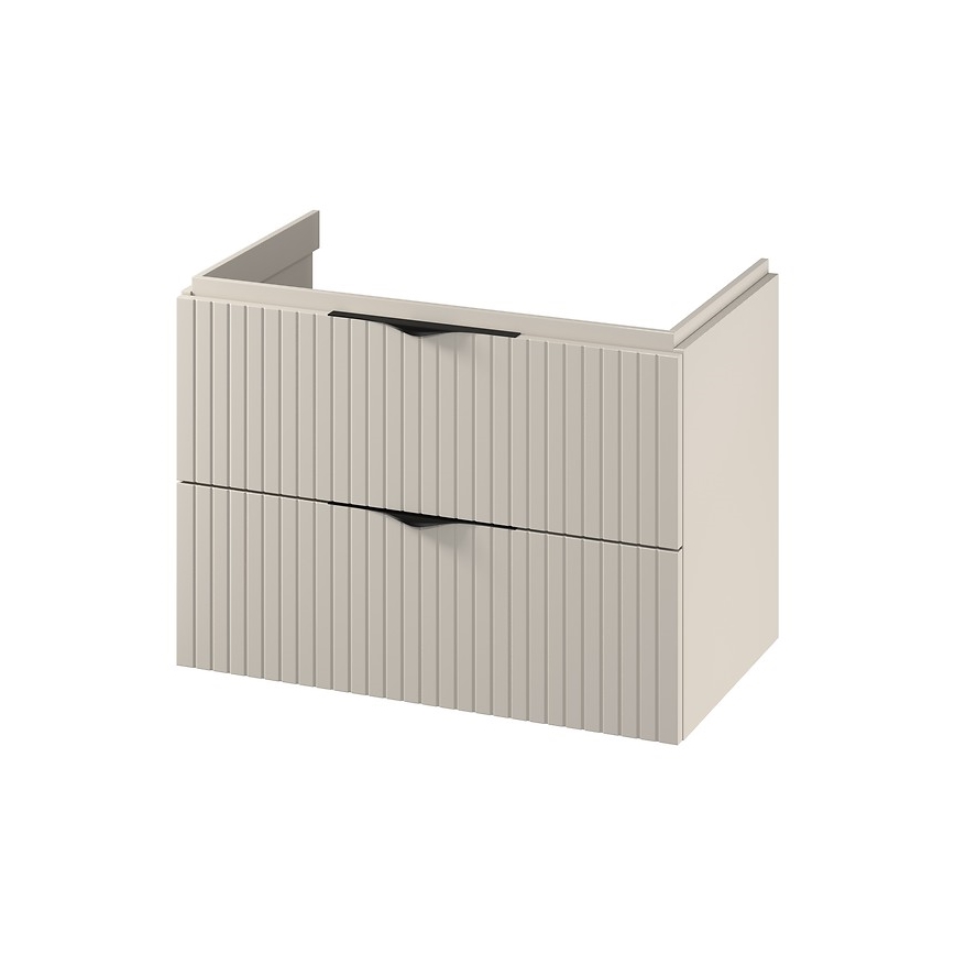 Cersanit S1015-003 - Mueble de baño suspendido bajo lavabo TIRSO 80x45 cm beige