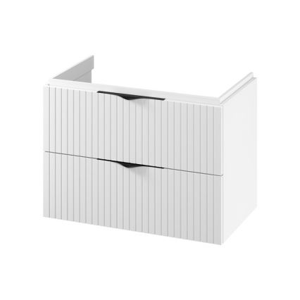 Cersanit S1015-004 - Mueble de baño suspendido para lavabo TIRSO 80x45 cm blanco