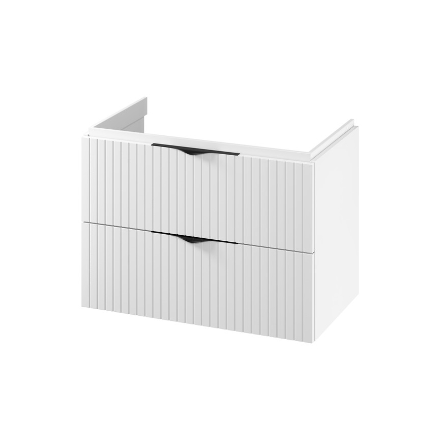Cersanit S1015-004 - Mueble de baño suspendido para lavabo TIRSO 80x45 cm blanco