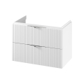 Cersanit S1015-004 - Mueble de baño suspendido para lavabo TIRSO 80x45 cm blanco