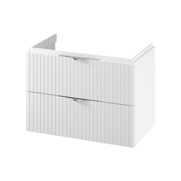Cersanit S1015-004 - Mueble de baño suspendido para lavabo TIRSO 80x45 cm blanco