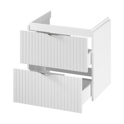 Cersanit S1015-007 - Mueble de baño suspendido para lavabo TIRSO 60x45 cm, blanco