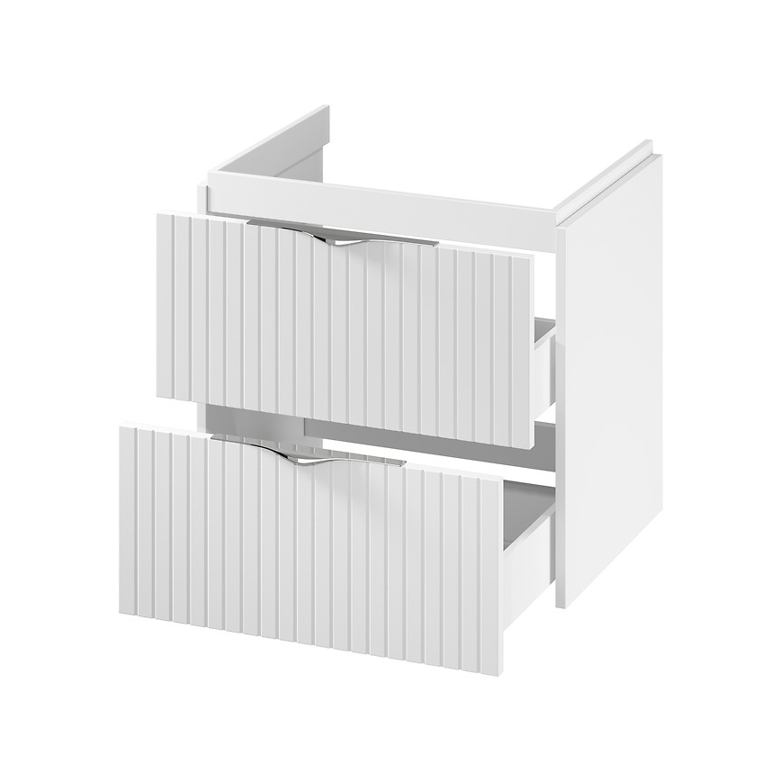 Cersanit S1015-007 - Mueble de baño suspendido para lavabo TIRSO 60x45 cm, blanco