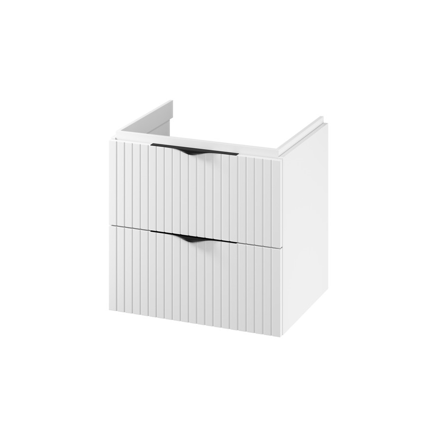 Cersanit S1015-007 - Mueble de baño suspendido para lavabo TIRSO 60x45 cm, blanco