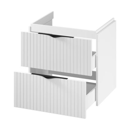 Cersanit S1015-007 - Mueble de baño suspendido para lavabo TIRSO 60x45 cm, blanco
