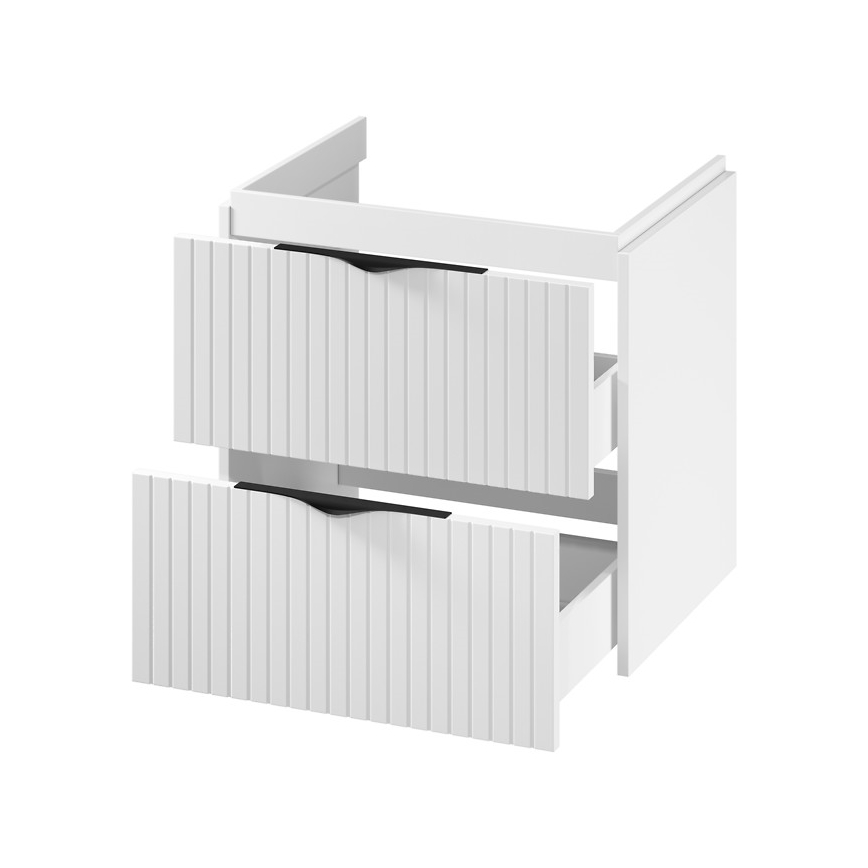 Cersanit S1015-007 - Mueble de baño suspendido para lavabo TIRSO 60x45 cm, blanco