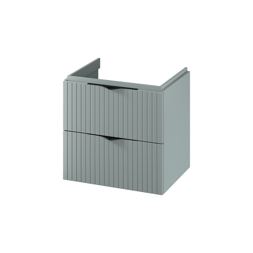 Cersanit S1015-015 - Mueble de baño suspendido para lavabo TIRSO 60x45 cm, verde menta