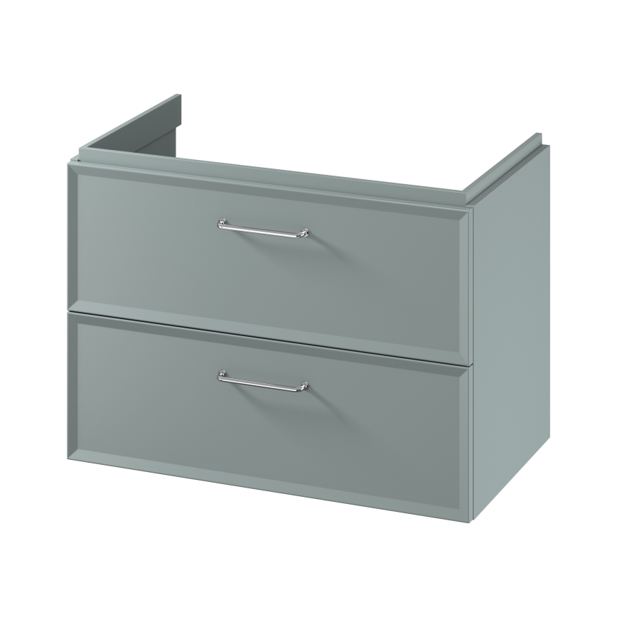 Cersanit S1017-004 - Mueble de baño suspendido para lavabo MILLE 80x45 cm, color menta