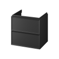 Cersanit S1021-002 - Mueble de baño suspendido bajo lavabo MILLE 60x45 cm negro