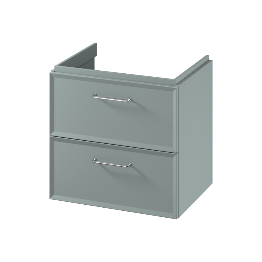 Cersanit S1021-003 - Mueble de baño suspendido bajo lavabo MILLE 60x45 cm color menta