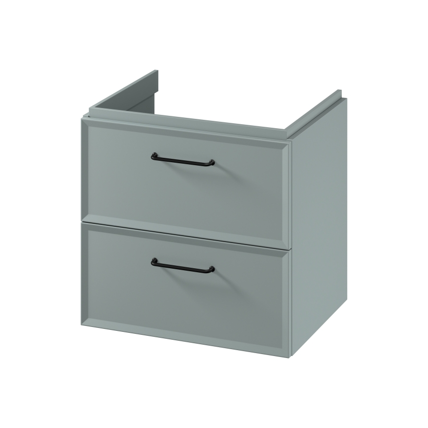 Cersanit S1021-003 - Mueble de baño suspendido bajo lavabo MILLE 60x45 cm color menta
