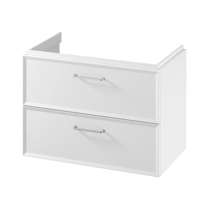 Cersanit S1021-004 - Mueble de baño suspendido para lavabo MILLE 80x45 cm blanco