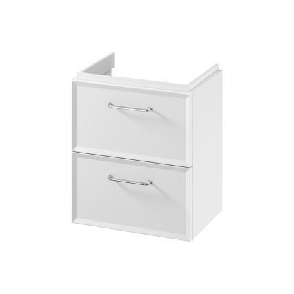 Cersanit S1021-005 - Mueble bajo lavabo suspendido MILLE SLIM 50x35 cm blanco