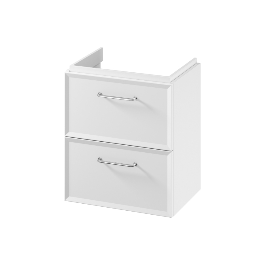 Cersanit S1021-005 - Mueble bajo lavabo suspendido MILLE SLIM 50x35 cm blanco