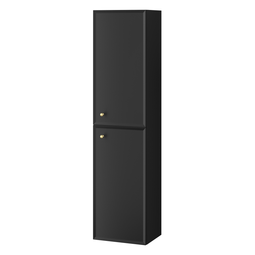 Cersanit S1021-011 - Mueble de baño suspendido MILLE 160x40 cm negro mate